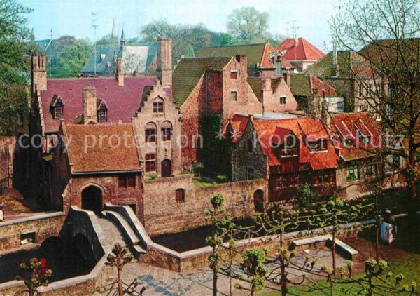 Brugge Sankt Bonifaciusburg und Brücke
