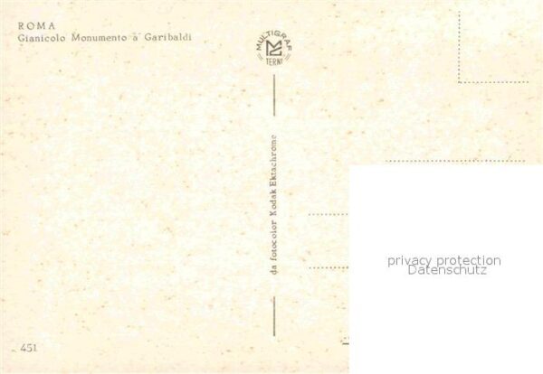 Roma Rom Gianicolo Monumento a Garibaldi – Bild 2