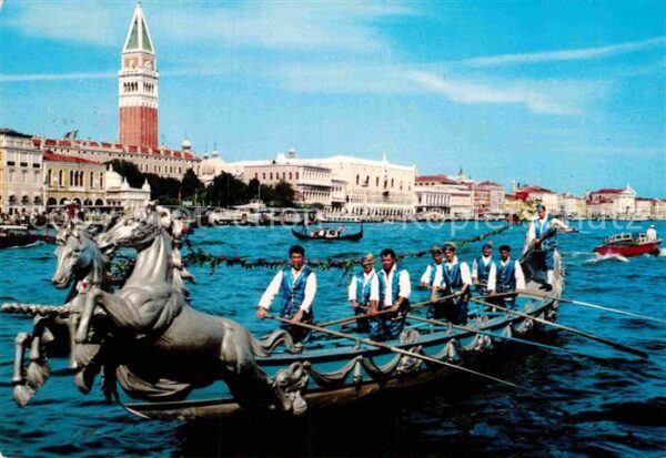 Venezia Lido Historische Regatta Bissona Cavalli