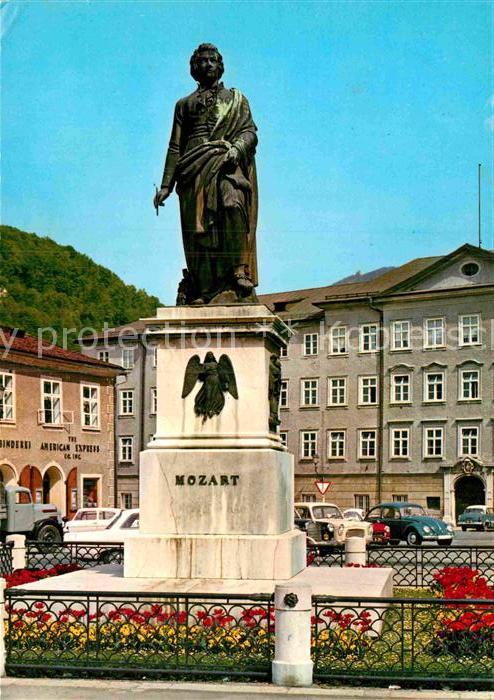 Salzburg Oesterreich Mozartdenkmal