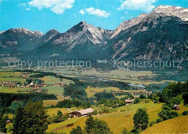 Reith Brixlegg Blick vom Pinzgerhof mit Rofangebirge