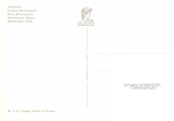 Firenze Florenz Michelangelo Platz – Bild 2