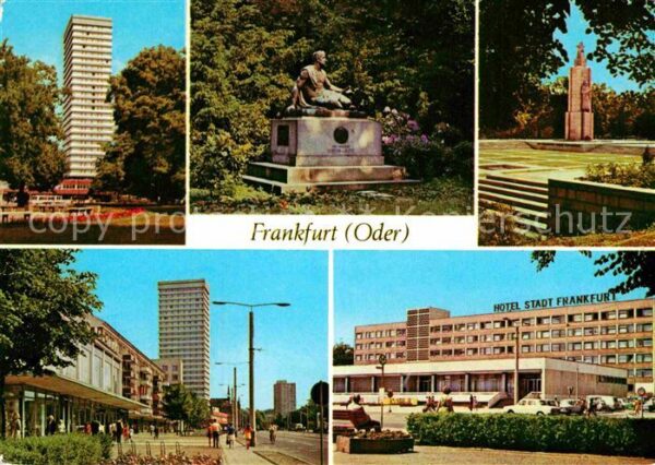 Frankfurt Oder Hochhaus Platz der Republik Heinrich vo