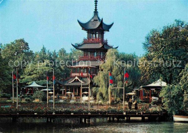 Kopenhagen Chinesischer Turm im Tivoli