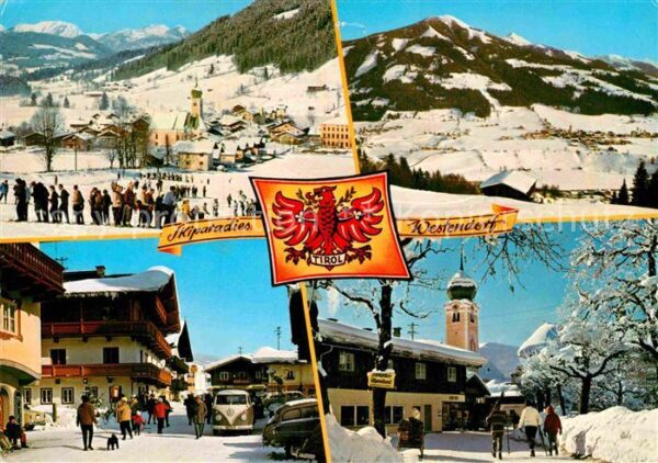 Westendorf Tirol Gesamtansicht Kirche Platz
