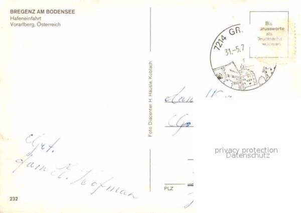Bregenz Bodensee Hafeneinfahrt – Bild 2