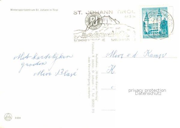 St Johann Tirol Hauptstrasse Zahnradbahn Teilansicht – Bild 2