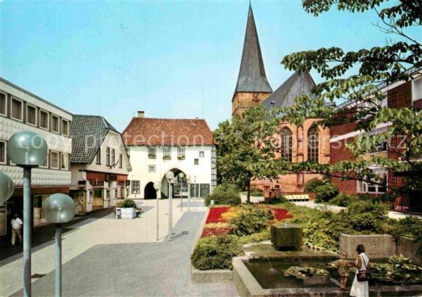 Lengerich Westfalen Rathausplatz mit Römer