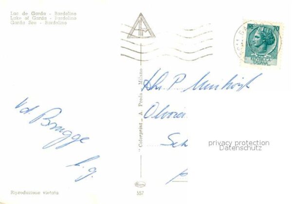 Bardolino Lago di Garda Kirche Fliegeraufnahme Fussgängerzone – Bild 2
