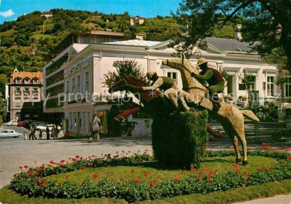 Meran Merano Blumenbeet auf der Promenade