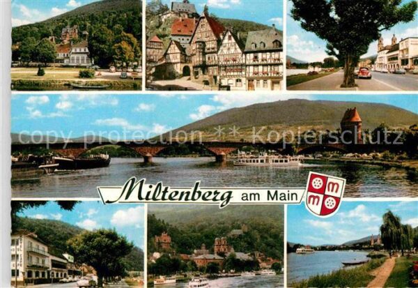 Miltenberg Main Mainbrücke Fachwerkhäuser Altstadt Main