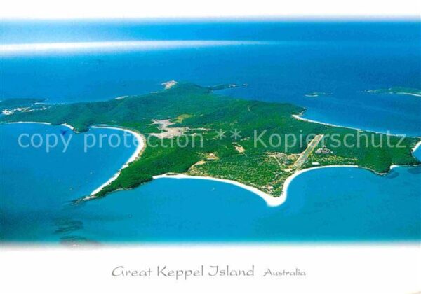 Australien Fliegeraufnahme Great Keppel Island