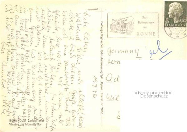 Bornholm Gadebilleder Vinstok – Bild 2