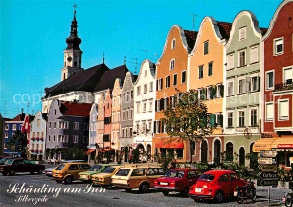 Schaerding Stadtplatz Silberzeile Stadtpfarrkirche