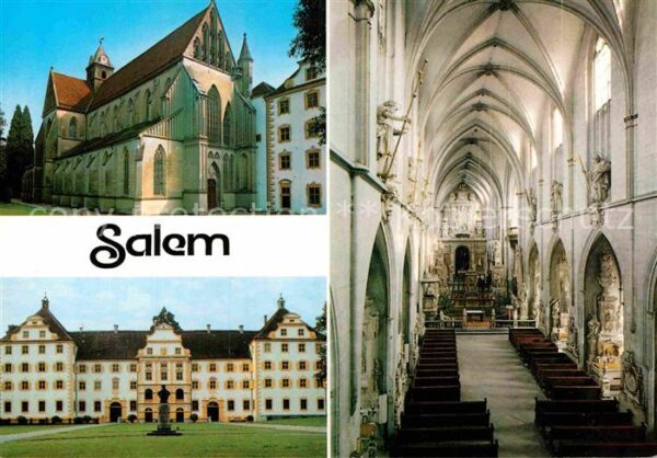 Salem Baden Gotisches Münster Aussen- und Innenansi