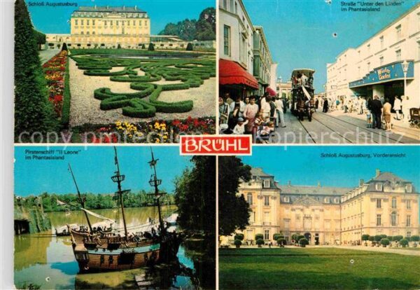 Bruehl Baden Schloss Augustusburg Unter den Linden P
