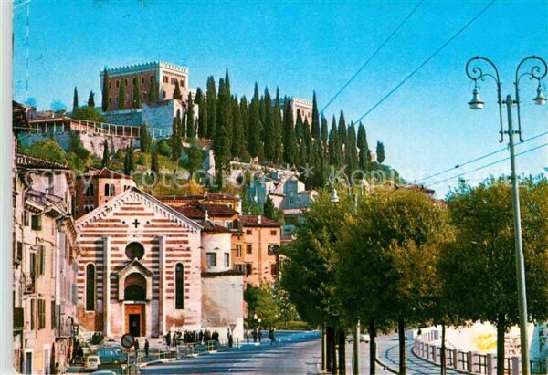 Verona Veneto Sankt Stefanskirche Schloss Sankt Peter