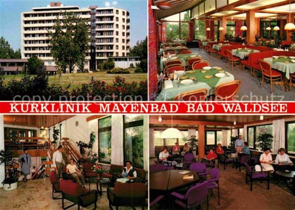Bad Waldsee Kurklinik Mayenbad Speisesaal Lobby