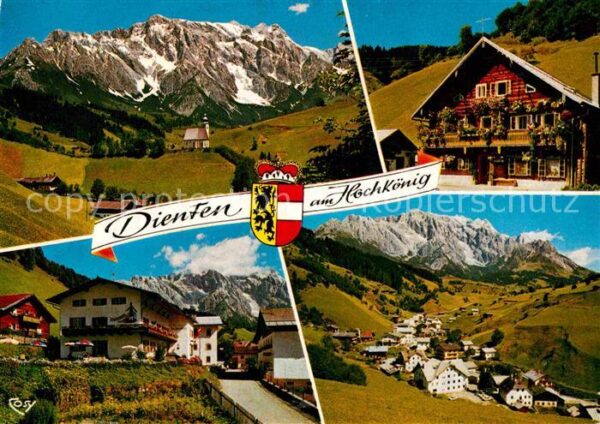 Dienten Hochkoenig Panorama Hochkönig