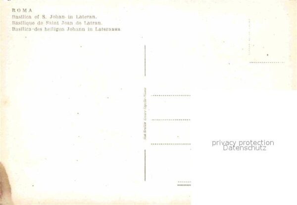 Roma Rom Basilika des Heiligen Johann in Lateran – Bild 2