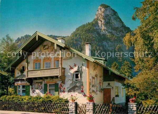Oberammergau Rotkäppchen Haus und Kofel