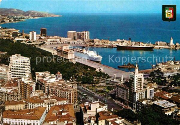 Malaga Andalucia Vista parcial aerea