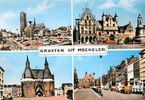 Mechelen Limburg Kirchen Schloss Stadttor