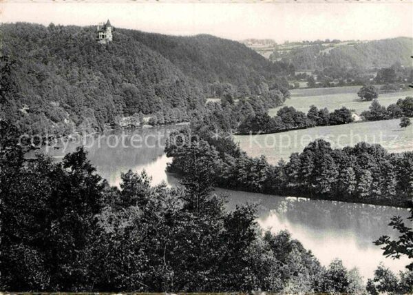 Spa Liege Vue panoramique du Lac de Warfaaz