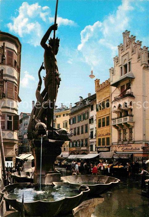 Bozen Suedtirol Obstplatz Brunnen