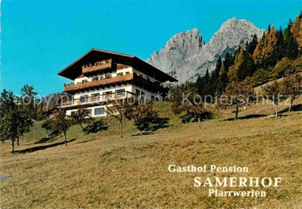 Pfarrwerfen Gasthof Pension Samerhof