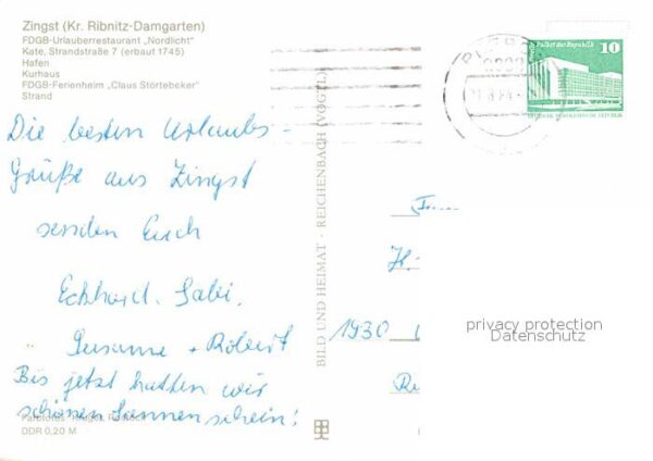 Zingst Ostseebad FDGB Urlauberrestaurant Nordlicht Kate – Bild 2