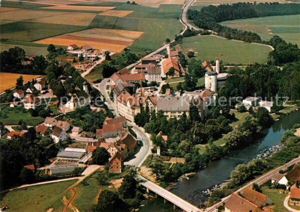 Untermarchtal Donau Fliegeraufnahme mit Mutterhaus der Barm