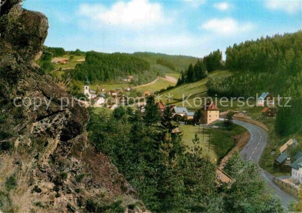 Oberwarmensteinach Blick vom Höllfelsen