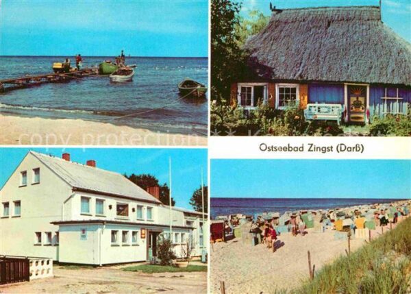 Zingst Ostseebad Am Fischerstrand Rohrdachkaten FDGB Erh