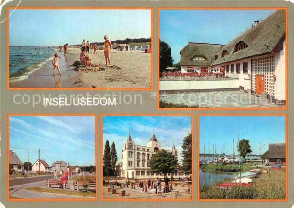 Insel Usedom Strand Gaststätte Waldhof Hauptstrasse