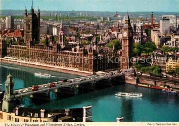 London The Houses of Parliament and Westminste