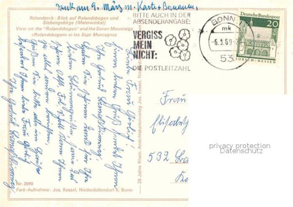 Bonn Rhein Rolandseck Rolandsbogen – Bild 2