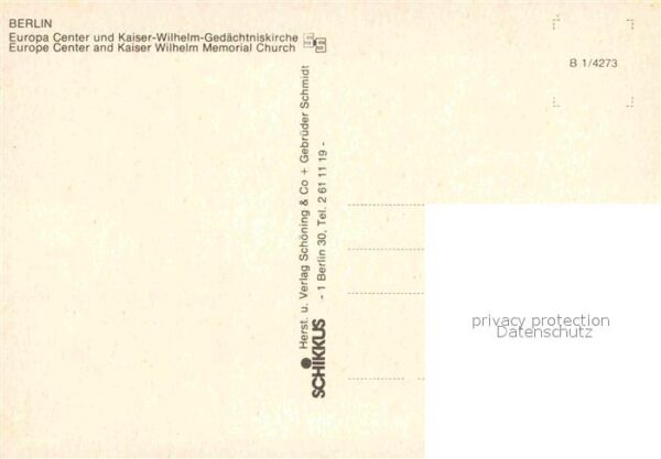 Berlin Europa Center und Kaiser Wilhelm Gedäch – Bild 2
