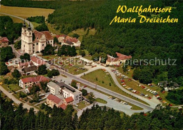 Maria Dreieichen Wallfahrtskirche Fliegeraufnahme