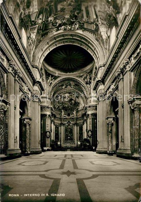 Roma Rom Interno di San Ignazio