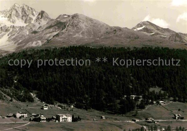 Solda Sulden Panorama mit Ortlergruppe