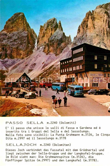 Sellajoch Grohmannspitze Fünffinger Spitze und La