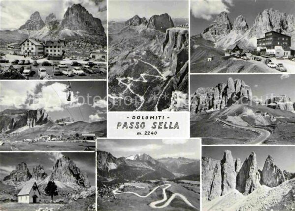 Dolomiti Passo Sella Teilansichten