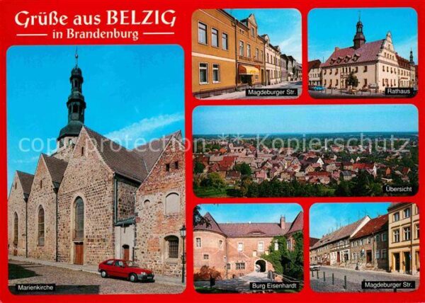 Bad Belzig Marienkirche Magdeburger Str Rathaus Pa