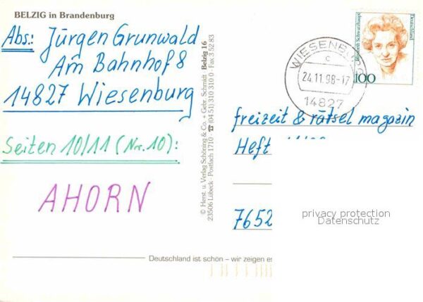 Bad Belzig Marienkirche Magdeburger Str Rathaus Pa – Bild 2