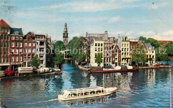 Amsterdam Niederlande Binnen-Amstel en Groenburgwal