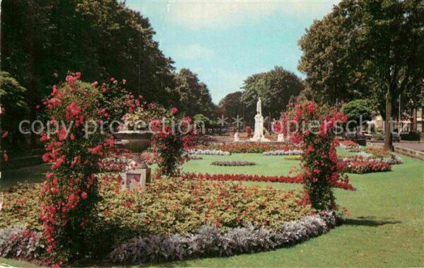 Bedford Bedfordshire Embankment Gardens and War Memorial