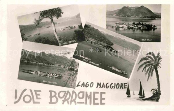 Stresa Lago Maggiore Isole Borramee Isola-Belle Isola-Pescat