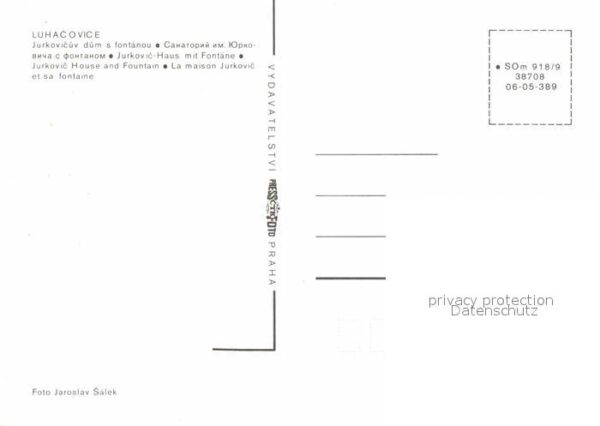 Luhacovice Haus mit Fontäne – Bild 2