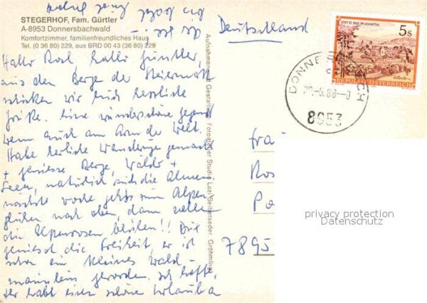 Donnersbachwald Stegerhof Fam. Gürtler – Bild 2